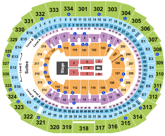 Crypto.com Arena Staples Center Seating Chart